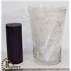 Image 1 : PARTYLITE COUTURE PILLAR HURRICANE WITH 7"