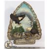 Image 1 : EAGLE FAMILY ARROWHEAD SHAPED FIGURE, 11" TALL