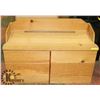 Image 1 : WOODEN TOY CHEST FOR KIDS OR STORAGE