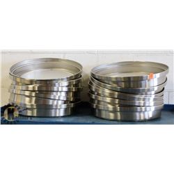 LOT OF 12 LIGHT COVERS