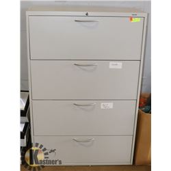 COMMERCIAL GAUGE 4 DRAWER FILING CABINET