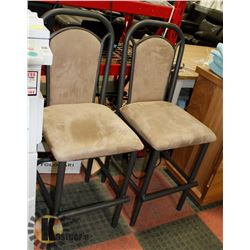PAIR OF BAR STOOLS BEING SOLD FOR CHARITY