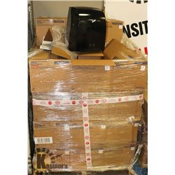 PALLET OF SCOTT BRAND KIMBERLY CLARK DISPENSERS