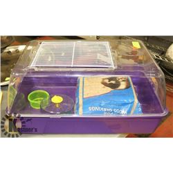 HAMSTER CAGE W/  ACCESSORIES