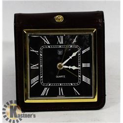 KUNDO PORTABLE ALARM CLOCK IN HATZ CASE