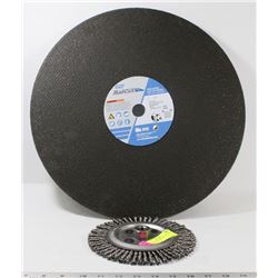 9000 RPM GRINDER BRUSH WITH 2 RAIL CUT