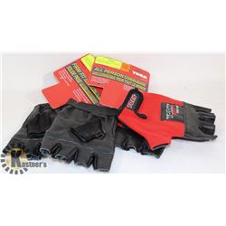 LOT OF 2 YORK FITNESS GLOVES SZ/MEDIUM