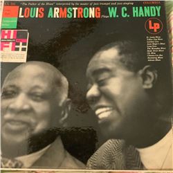Signed Louis Armstrong Louis Armstrong Plays W.C. Handy Album Cover