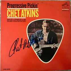 Signed Chet Atkins Progressive Pickin’ Album Cover