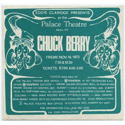 Chuck Berry Original 1973 Concert Handbill at The Palace Theater in Albany. NY.