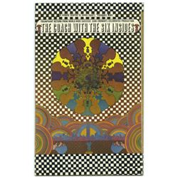 Original 1967 PETER MAX Postcard - COACH WITH THE SIX INSIDES Poster