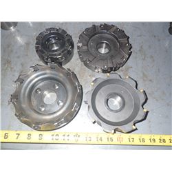 (4) Face Mill Cutters