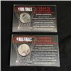 Image 2 : LIMITED EDITION 2019 NBA CHAMPIONS TORONTO RAPTORS SILVER PLATED COINS