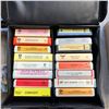 Image 2 : VINTAGE 8 TRACK CASSETTES LOT w/ CASES