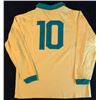 Image 4 : Pele Signed Vintage Team Brazil World Cup Long Sleeve #10 Jersey (PSA COA) **RARE**