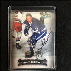 MARCEL PRONOVOST SIGNED PARKHURST HOCKEY CARD