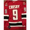 Image 1 : (RARE #9) SIDNEY CROSBY SIGNED TEAM CANADA JUNIORS HOCKEY JERSEY w/ COA