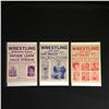 Image 1 : 1952 WRESTLING PROGRAMS (3 PROGRAMS)