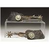 Image 1 : FINE PAIR OF AMERICAN MADE WORKING SPUR