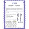 Image 2 : Genuine 2.25 ctw Tanzanite Earrings 14KT Rose Gold - REF-89M2T