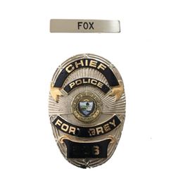 The Mayor TV Show Chief Fox (Kristen Johnston) Badge & ID