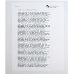 In The Blood Patients List Movie Props