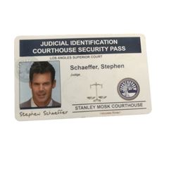 Dexter (Michael C. Hall) Fake ID Prop