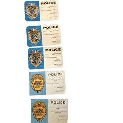 Terminator Police ID Cards Movie Props