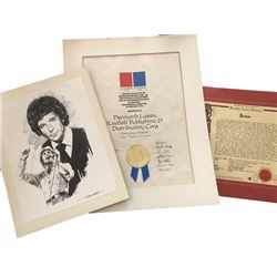 Tom Jones Stage Worn Loaphers & Awards