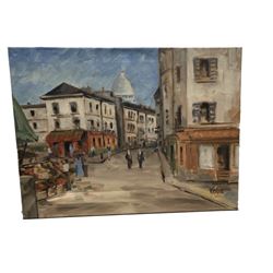 Big Eyes Walter (Christophe Waltz) Screen Used Cenic Painting Movie Props