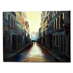 Big Eyes Walter (Christophe Waltz) Screen Used Cenic Painting Movie Props