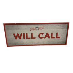 Hell Fest Will Call Sign Movie Props
