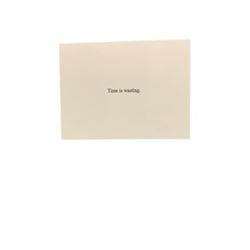 Saw IV "Time is Wasting" Clue Card Movie Props