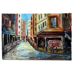 Big Eyes Walter (Christophe Waltz) Screen Used Cenic Painting Movie Props