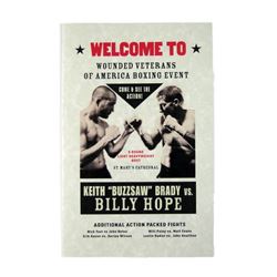 Southpaw Boxing Event Program Movie Props