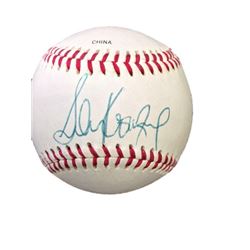 Official League Baseball signed by Sandy Koufax
