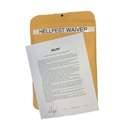 Hell Fest Waivers Movie Props