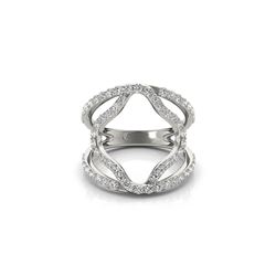 0.75 ctw VS/SI Diamond Fashion Ring 18K White Gold