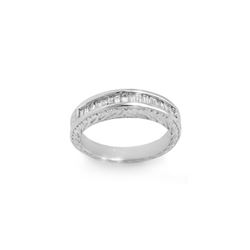 1.33 ctw Baguette Certified VS/SI Diamond Ring 14K White Gold