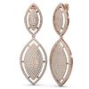 Image 2 : 6 ctw Diamond Earrings 18K Rose Gold