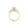 Image 2 : 0.9 ctw Certified VS/SI Diamond Ring 18K Yellow Gold