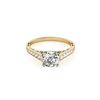 Image 1 : 0.85 ctw Certified VS/SI Diamond Ring 18K Yellow Gold