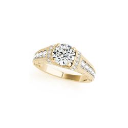 1.5 ctw Certified VS/SI Diamond Antique Ring 18K Yellow Gold