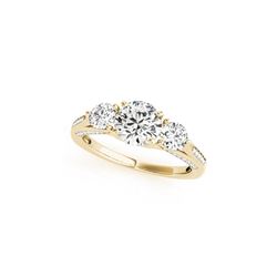 1.75 ctw VS/SI Diamond 3 Stone Ring 18K Yellow Gold