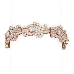 16.52 ctw Diamond Bracelet 18K Rose Gold