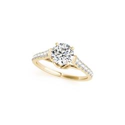 1.46 ctw Certified VS/SI Diamond Ring 18K Yellow Gold