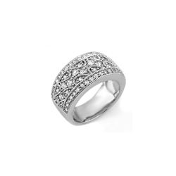 1.50 ctw Certified VS/SI Diamond Ring 14K White Gold