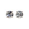 Image 1 : 1.09 ctw Certified Quality Diamond Stud Earrings 10K Rose Gold