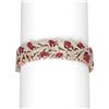 Image 1 : 26.57 ctw Ruby & Diamond Bracelet 18K Rose Gold