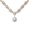 Image 2 : 11.75 ctw Diamond Designer Necklace 18K Rose Gold